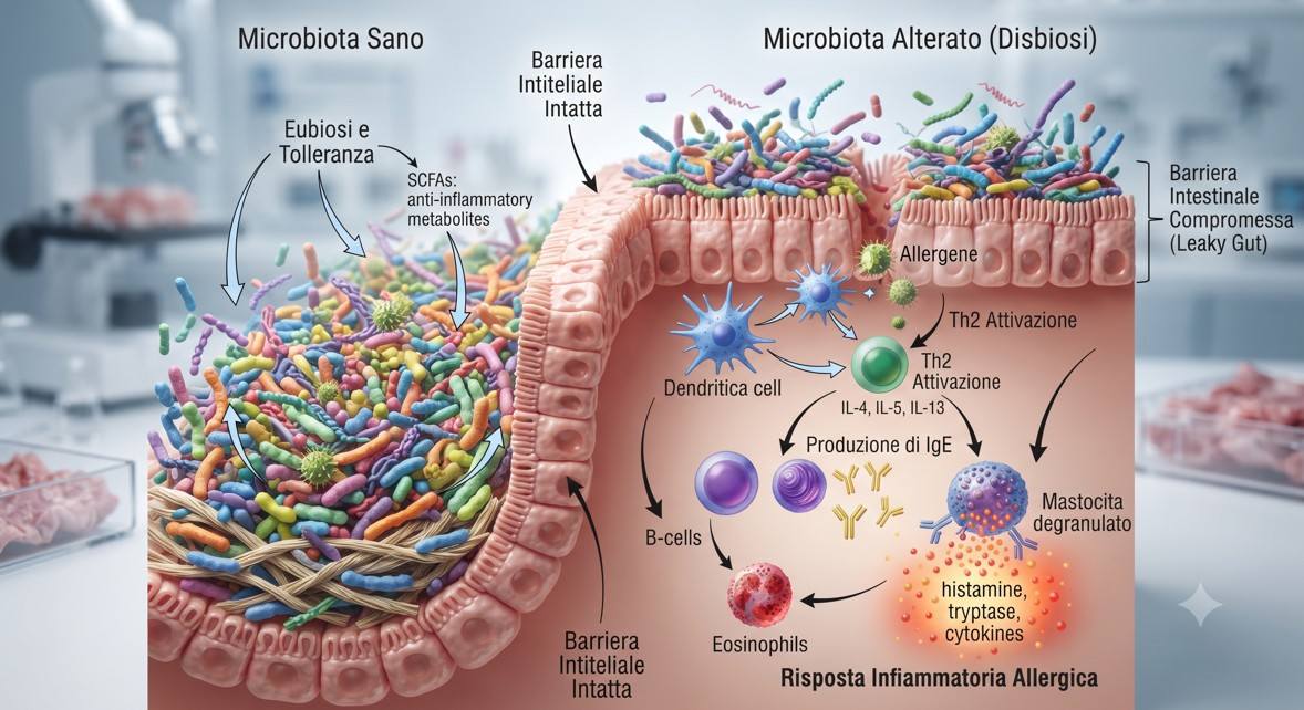 microbiota e allergie